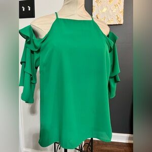 Women’s Kelly Green Halter Top, size M